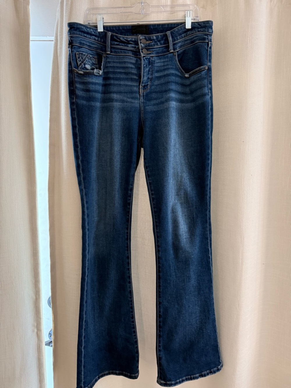 Buckle Black Dark Blue Women's Bootcut Jeans